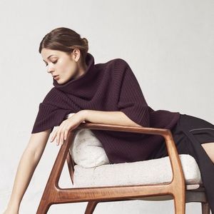 AYR rue Abel purple cowl neck sweater